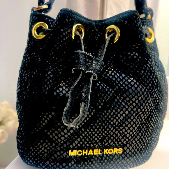 Michael Kors - Black Metallic Python - Picture 1 of 8